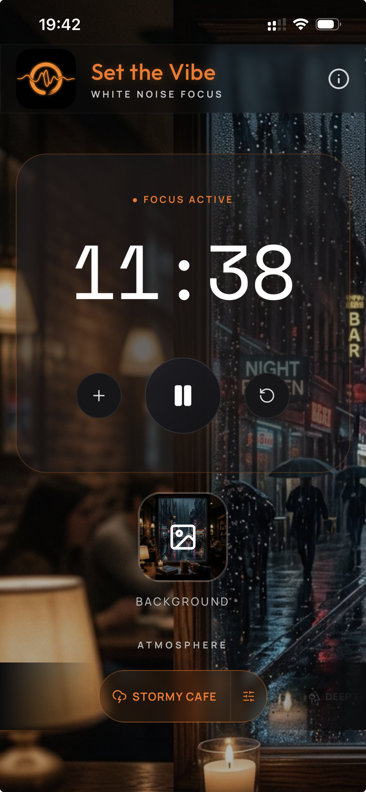 Set the Vibe app screenshot 1