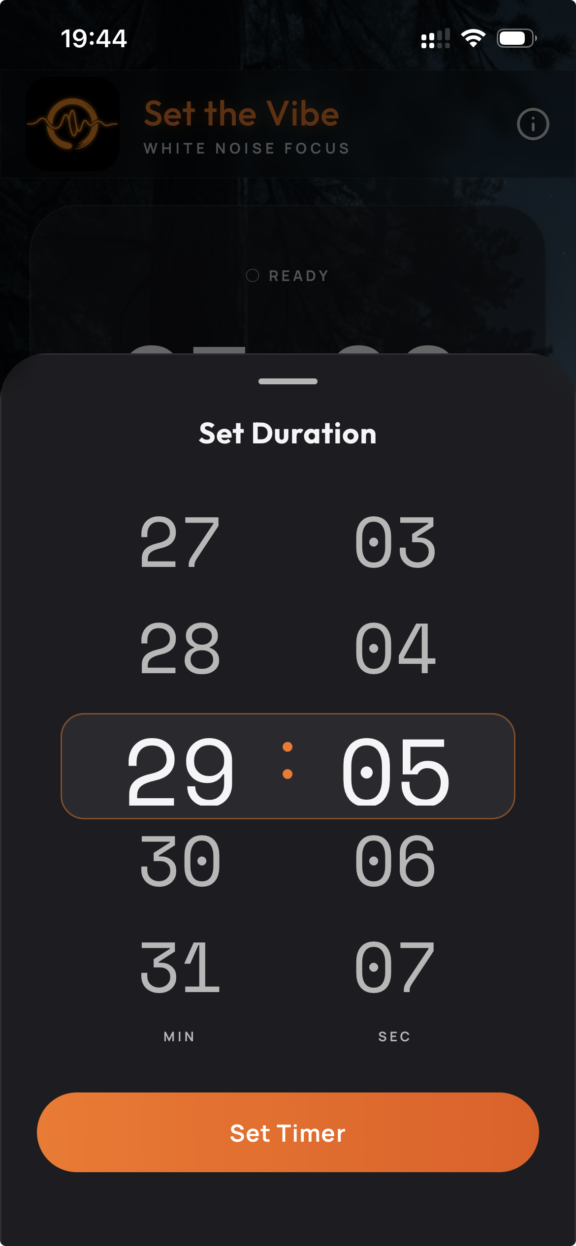 Set the Vibe app screenshot 2