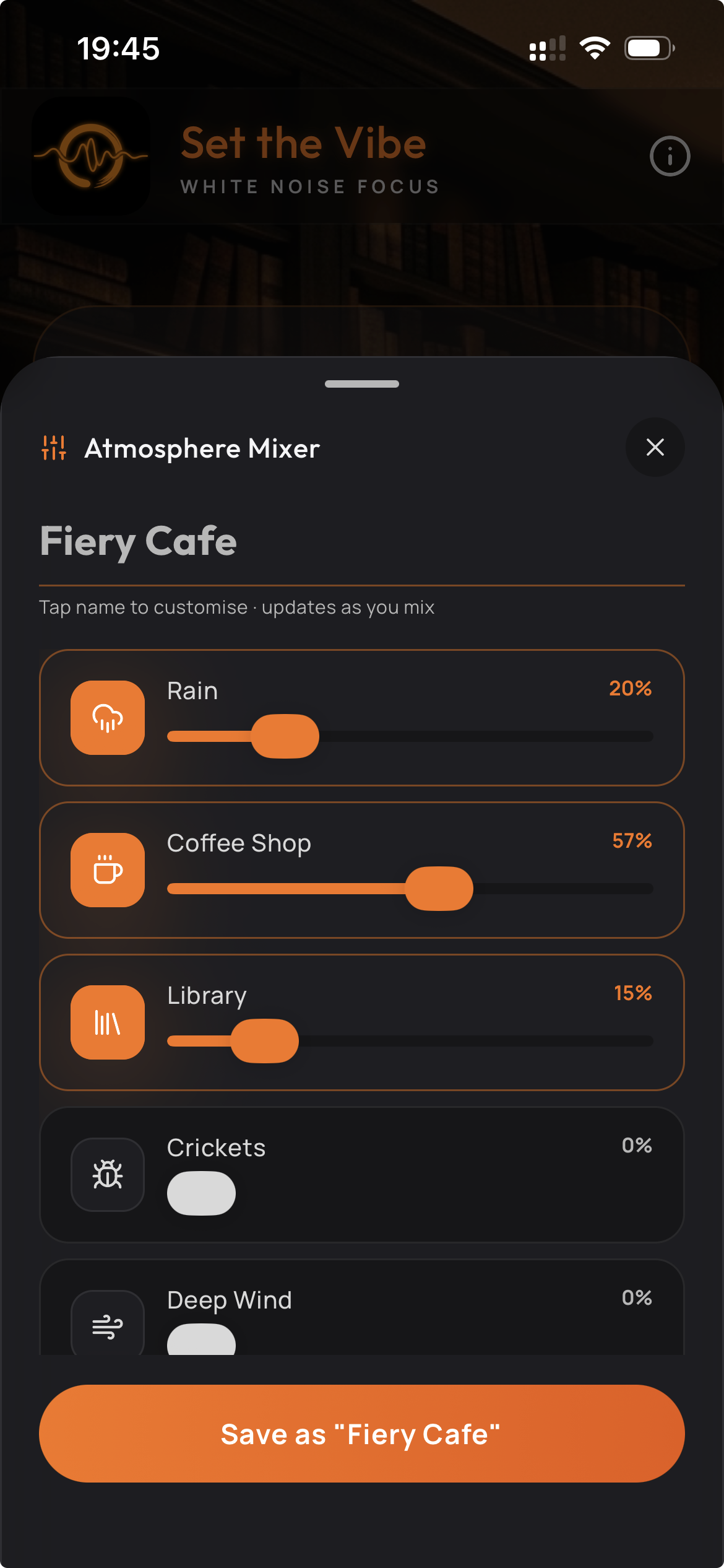 Set the Vibe app screenshot 3